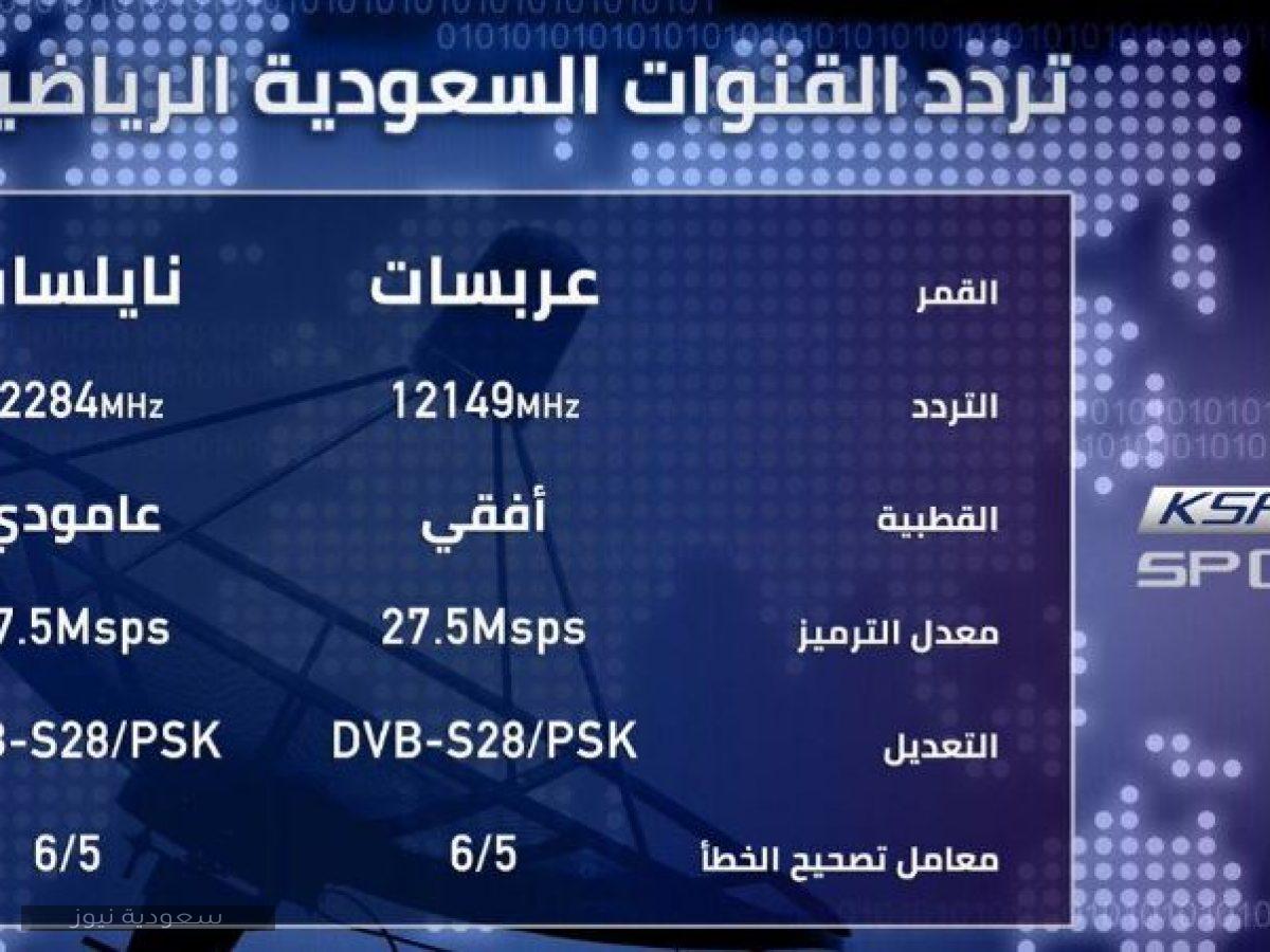 تردد قناة السعودية الرياضية المفتوحة على النايل سات وعرب سات