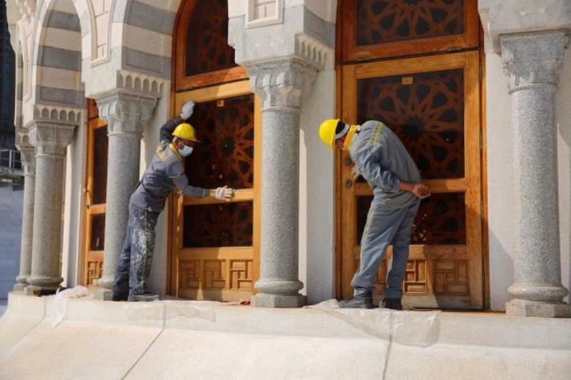مراحل صيانة المسجد الحرام