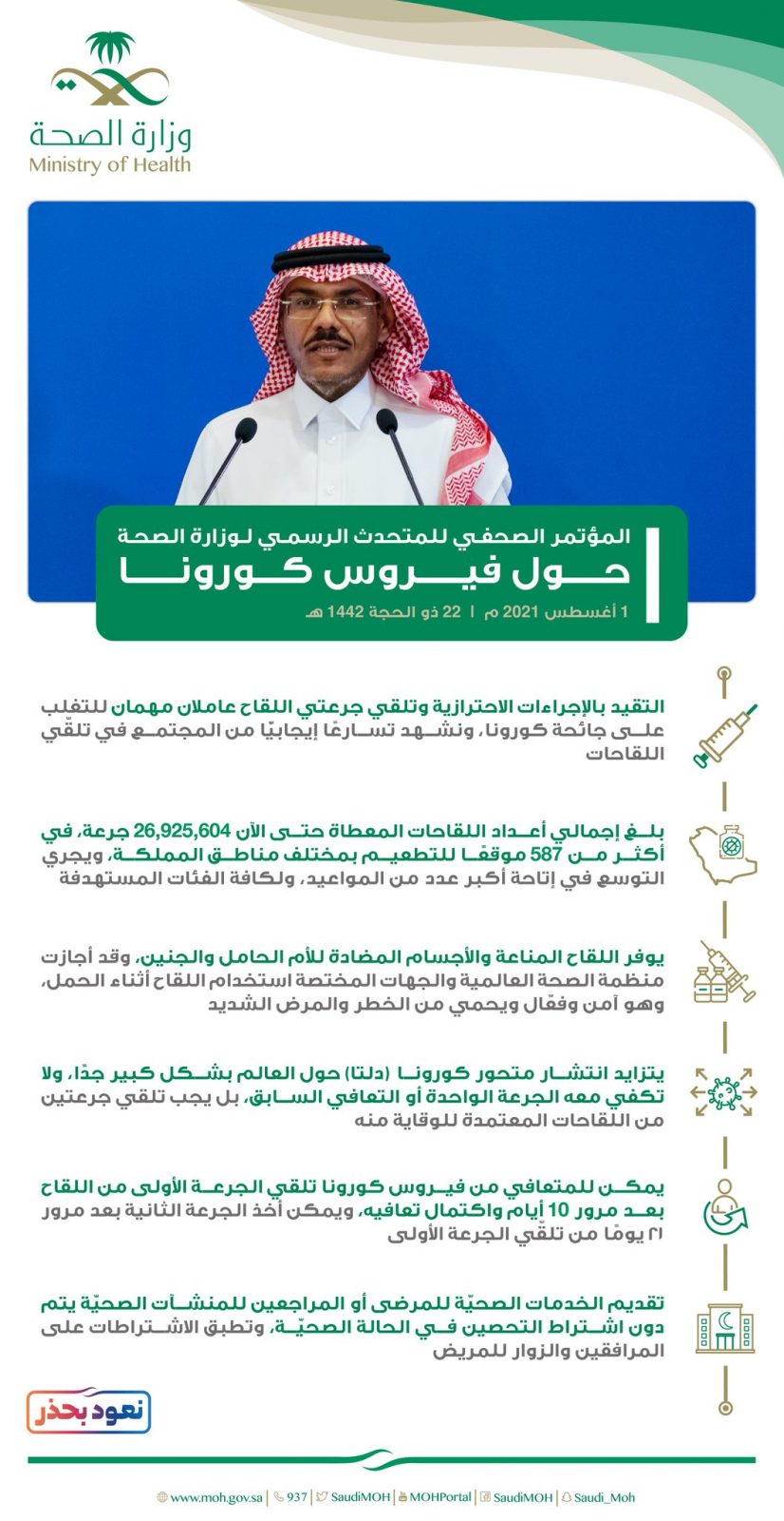 السعودية في اللقاحات المعتمدة 6 متطلبات