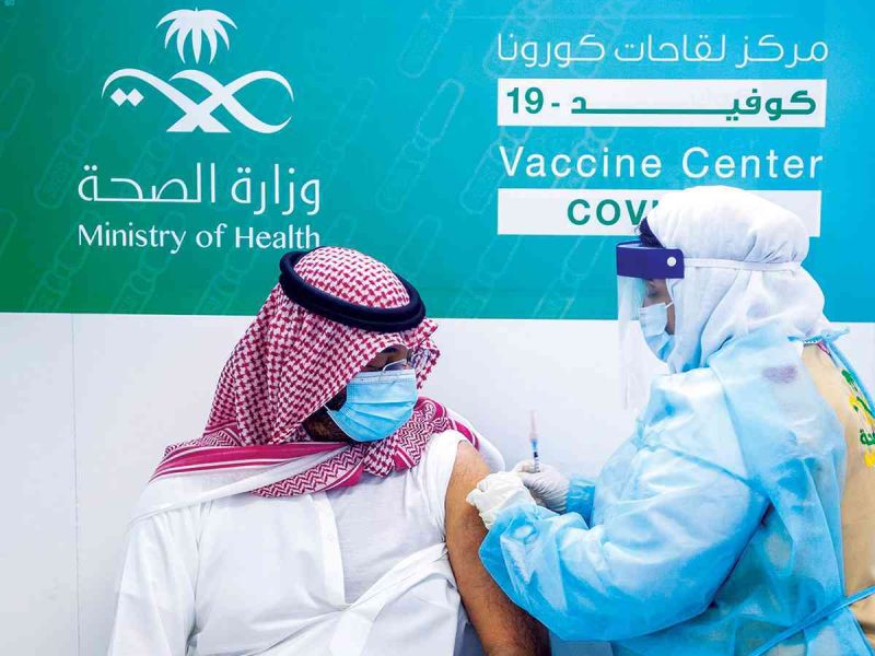 إلزامية الجرعة الثالثة من اللقاح لجميع الأشخاص المتواجدين على أرض المملكة