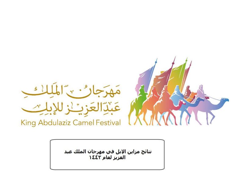 نتائج مزاين الإبل في مهرجان الملك عبد العزيز لعام  1443